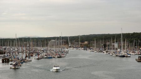Looking South up the River Medina